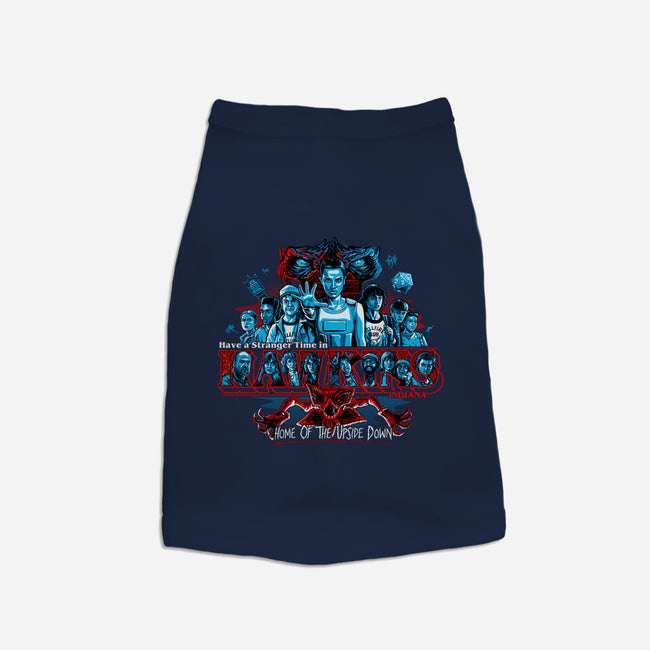 Have A Stranger Time In Hawkins-cat basic pet tank-goodidearyan