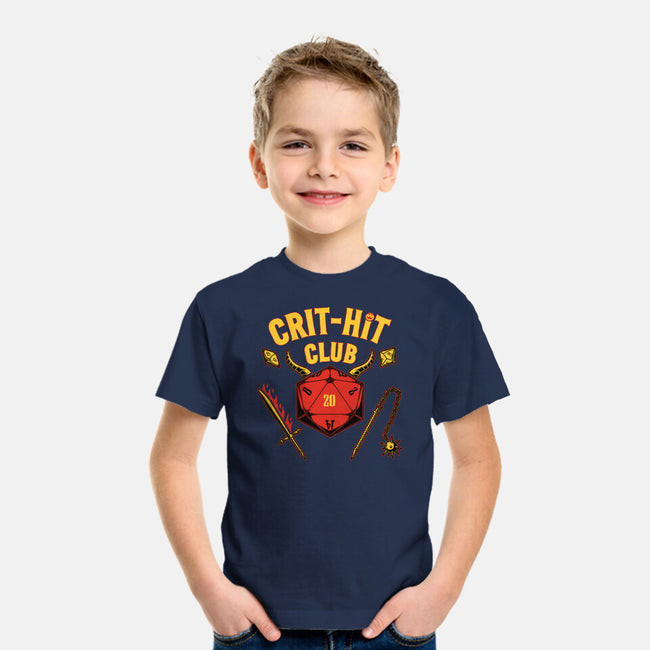 Critical Hit Club-youth basic tee-pigboom