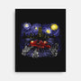 Starry Neo Tokyo-none stretched canvas-zascanauta