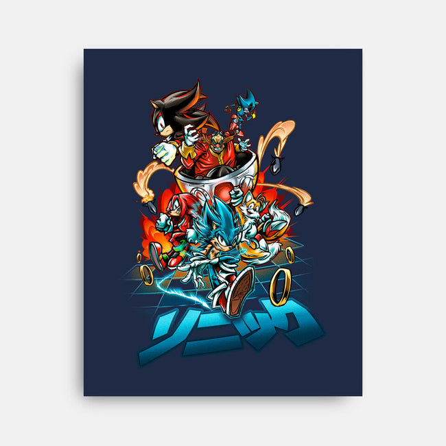 Universe Speed-none stretched canvas-Conjura Geek