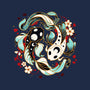 Aquatic Harmony-womens fitted tee-Snouleaf