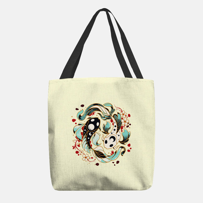 Aquatic Harmony-none basic tote bag-Snouleaf