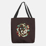 Aquatic Harmony-none basic tote bag-Snouleaf