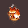 Cup Of Fox-none basic tote bag-Snouleaf