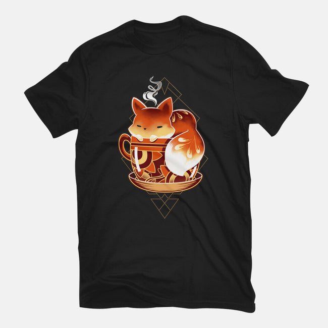 Cup Of Fox-youth basic tee-Snouleaf