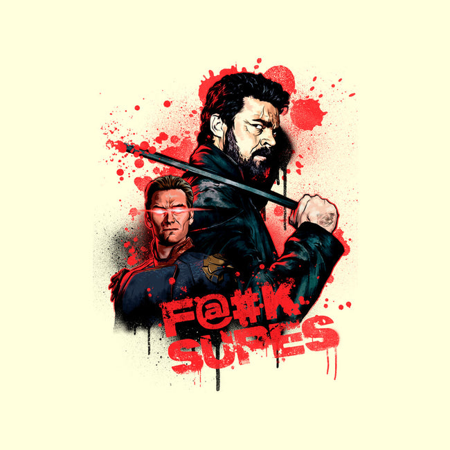 F Supes-none stretched canvas-Conjura Geek