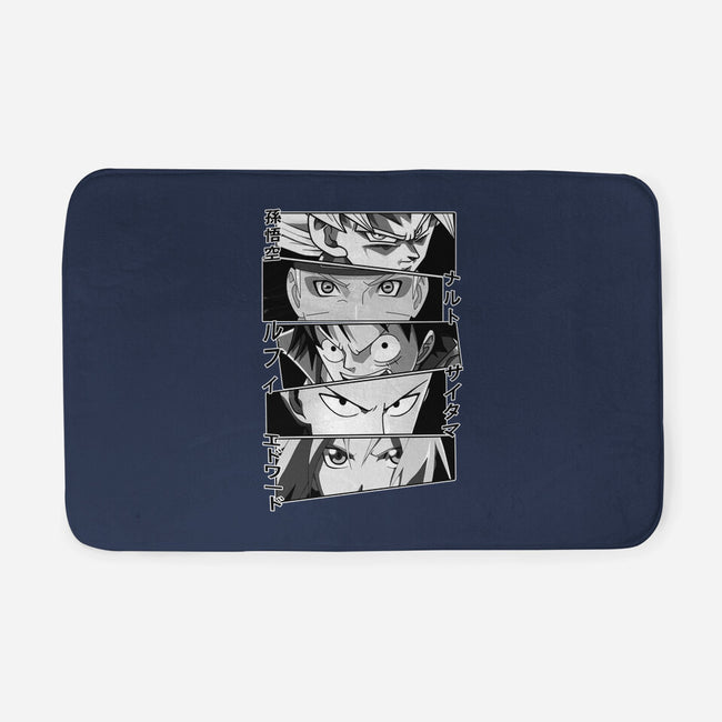 Anime Heroes-none memory foam bath mat-meca artwork