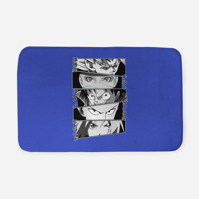 Anime Heroes-none memory foam bath mat-meca artwork