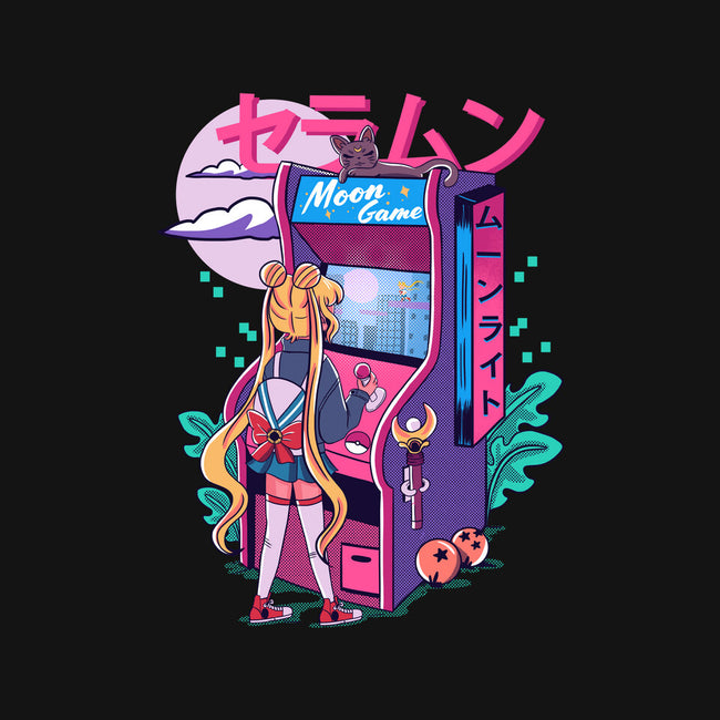 Moon Game-none glossy sticker-Conjura Geek
