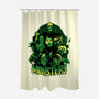 Monsters-none polyester shower curtain-Conjura Geek