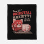 How Do I Uninstall Anxiety-none fleece blanket-eduely