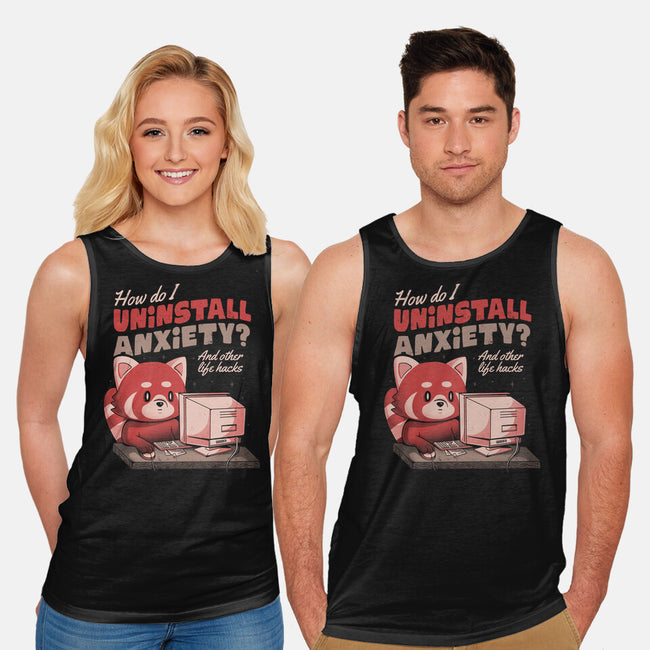 How Do I Uninstall Anxiety-unisex basic tank-eduely