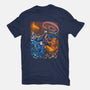 Fire And Thunder-mens basic tee-alanside
