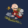 Charlie And Snoopy-none polyester shower curtain-zascanauta
