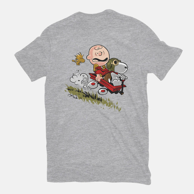 Charlie And Snoopy-unisex basic tee-zascanauta