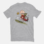Charlie And Snoopy-unisex basic tee-zascanauta