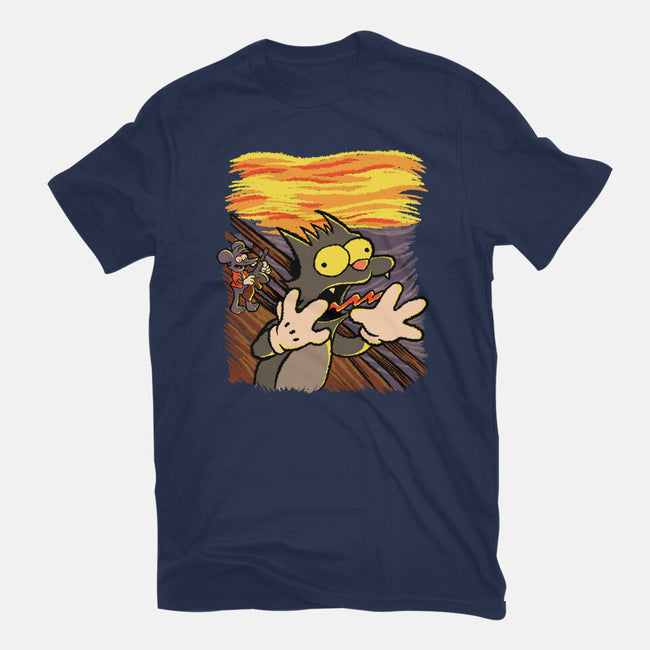 Itchy Scratchy Scream-mens premium tee-leepianti