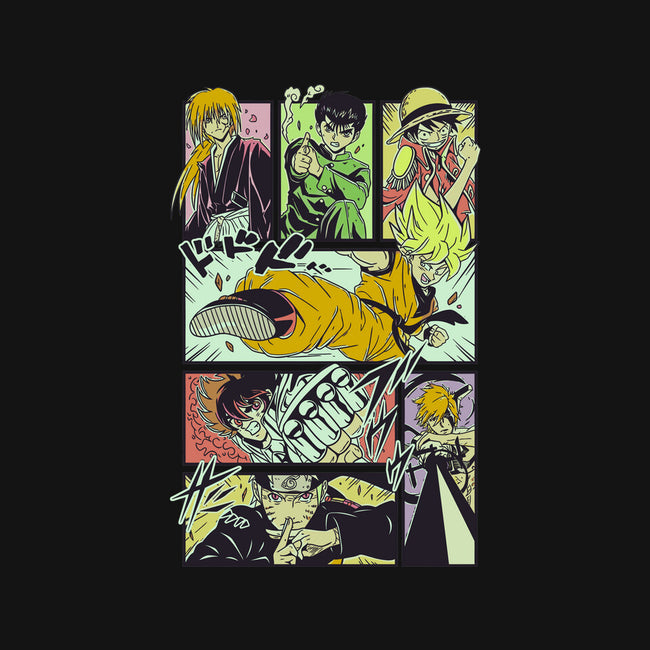 Shonen Anime Classics-none stretched canvas-Bellades