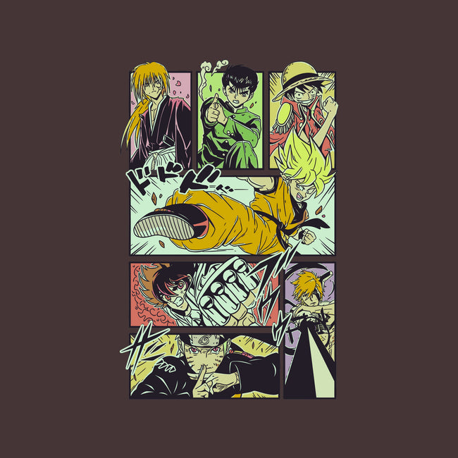 Shonen Anime Classics-none stretched canvas-Bellades