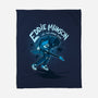 Eddie Vs The Upside Down-none fleece blanket-paulagarcia
