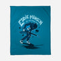 Eddie Vs The Upside Down-none fleece blanket-paulagarcia