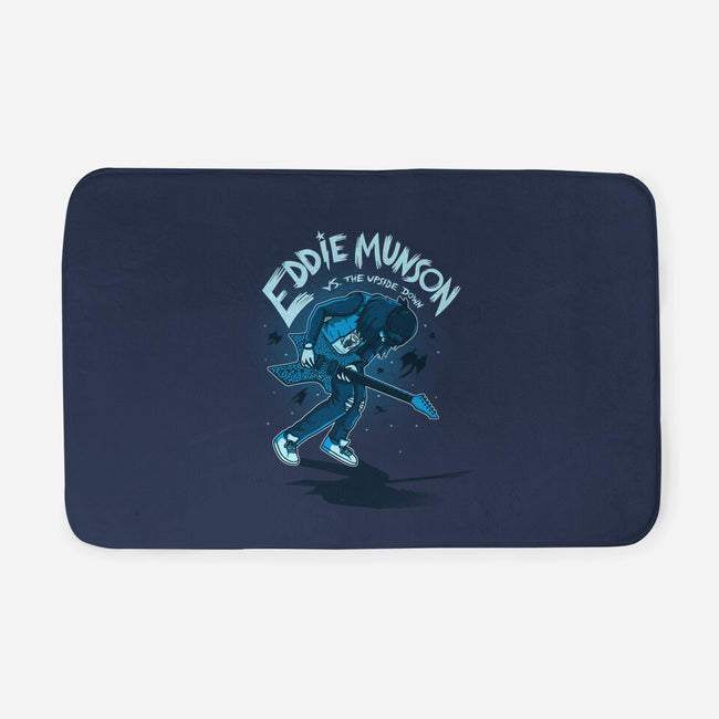 Eddie Vs The Upside Down-none memory foam bath mat-paulagarcia