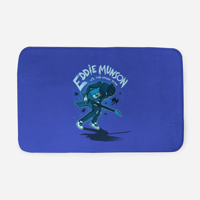 Eddie Vs The Upside Down-none memory foam bath mat-paulagarcia
