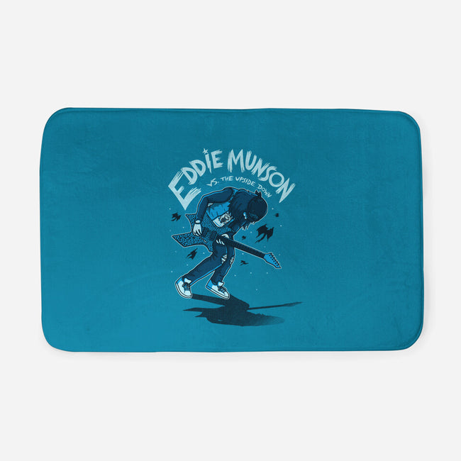 Eddie Vs The Upside Down-none memory foam bath mat-paulagarcia