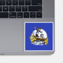 Eddie and Dustin-none glossy sticker-paulagarcia