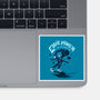 Eddie Vs The Upside Down-none glossy sticker-paulagarcia