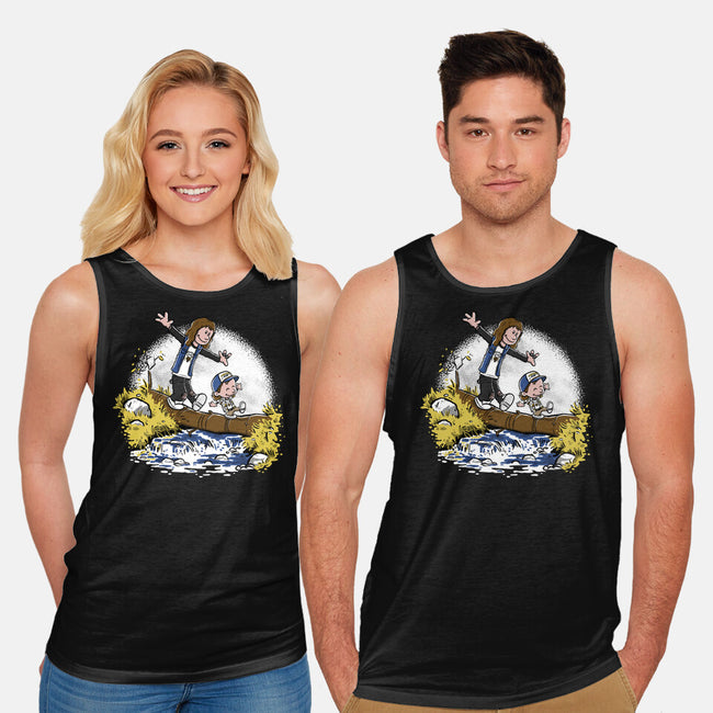 Eddie and Dustin-unisex basic tank-paulagarcia