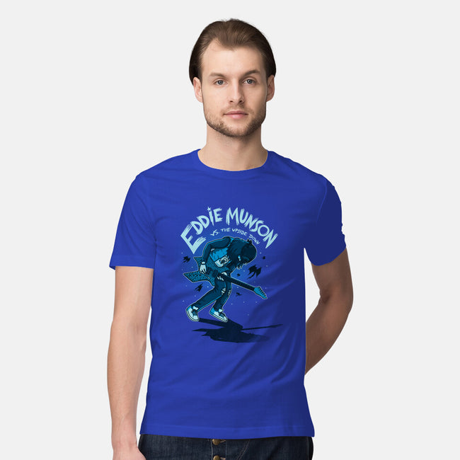 Eddie Vs The Upside Down-mens premium tee-paulagarcia