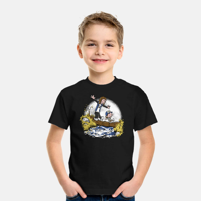 Eddie and Dustin-youth basic tee-paulagarcia