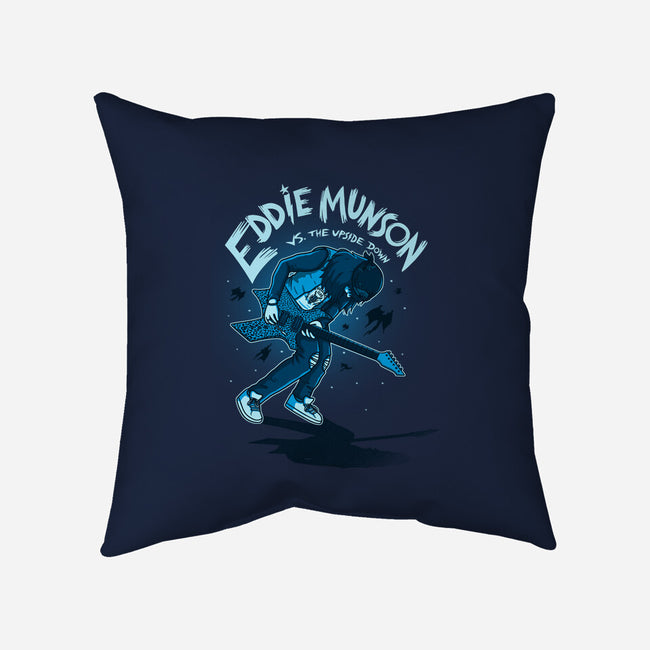 Eddie Vs The Upside Down-none removable cover throw pillow-paulagarcia