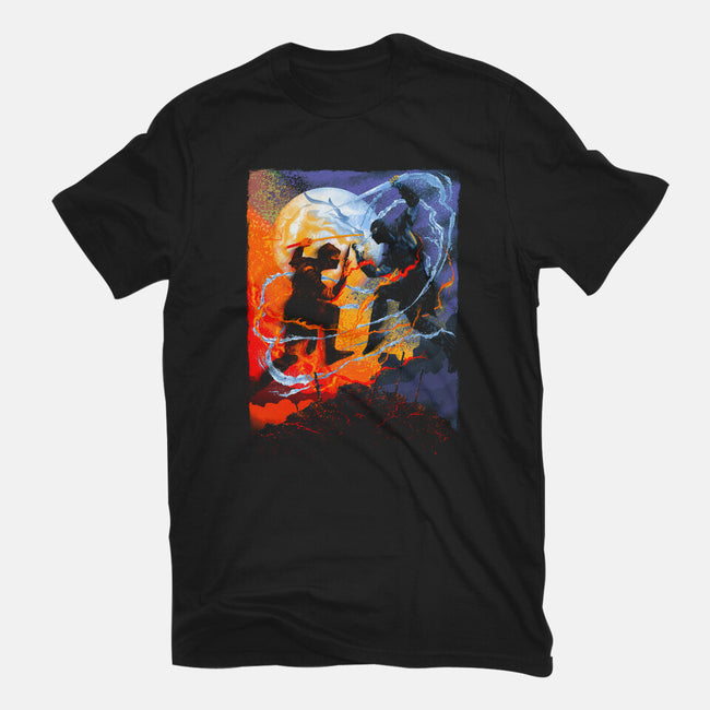 Mortal Battle-unisex basic tee-rondes