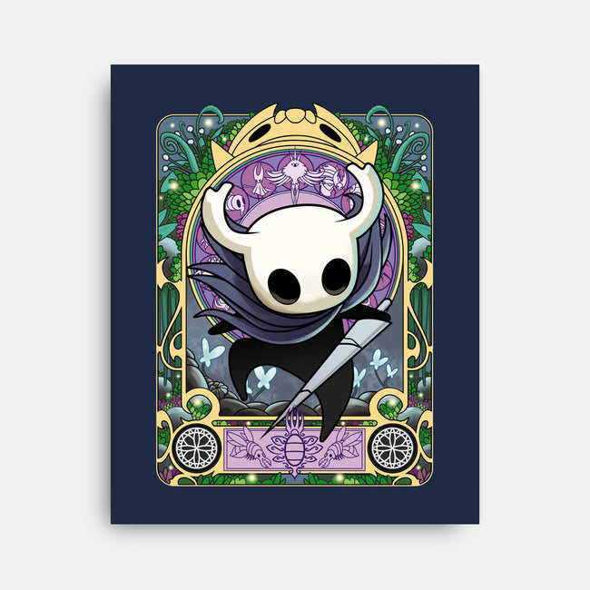 Nouveau Knight-none stretched canvas-Adams Pinto