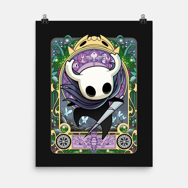 Nouveau Knight-none matte poster-Adams Pinto
