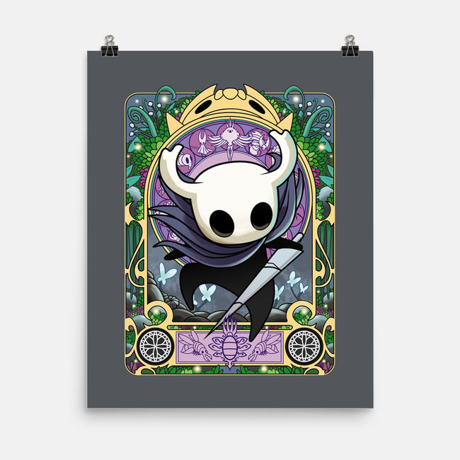 Nouveau Knight-none matte poster-Adams Pinto