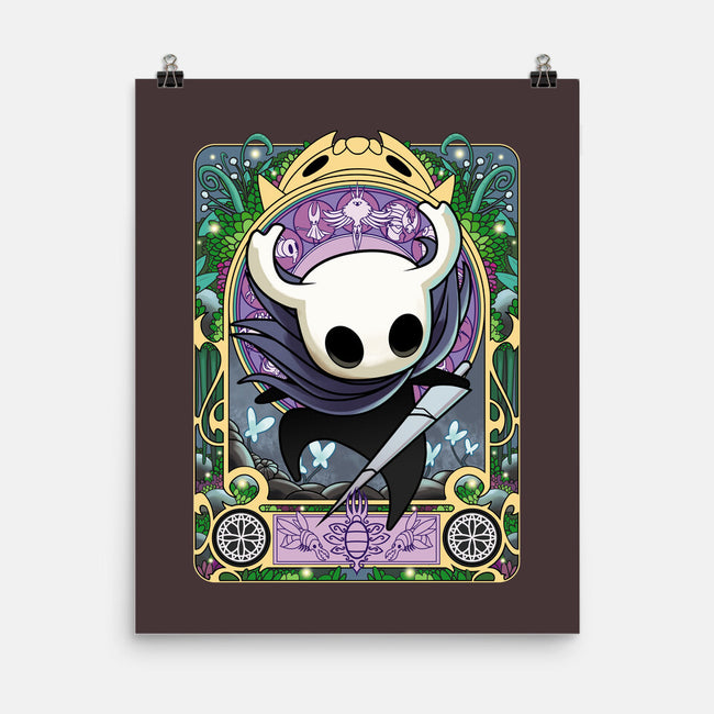 Nouveau Knight-none matte poster-Adams Pinto