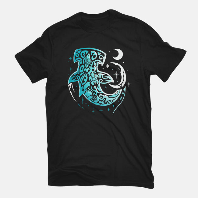 Moon Shark-youth basic tee-Vallina84