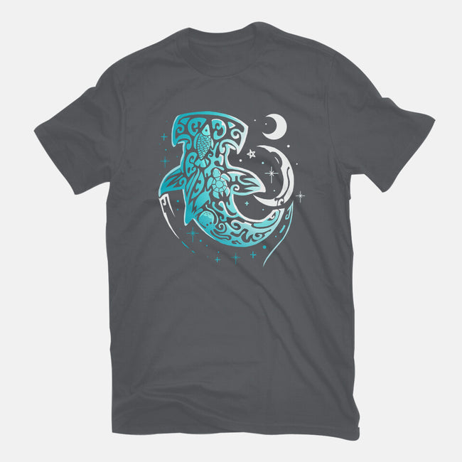 Moon Shark-mens heavyweight tee-Vallina84