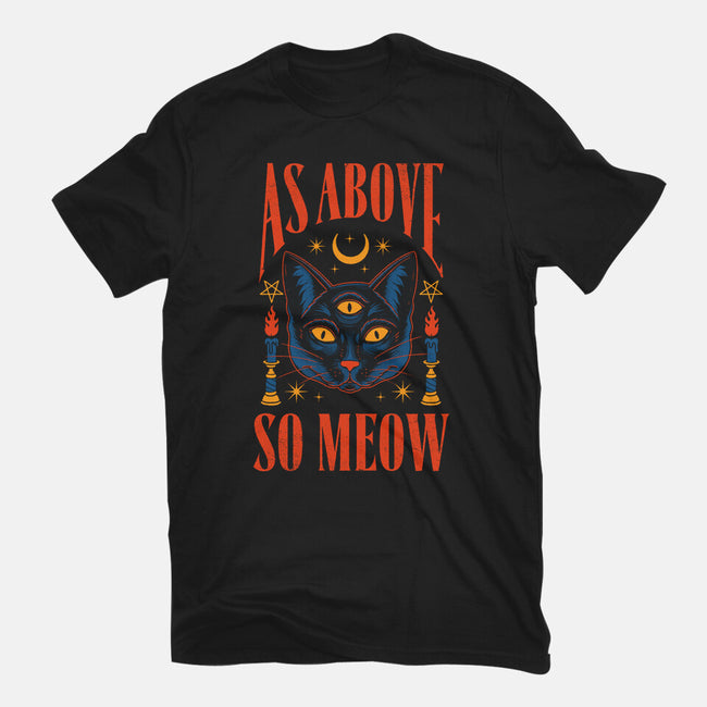 As Above So Meow-youth basic tee-Thiago Correa