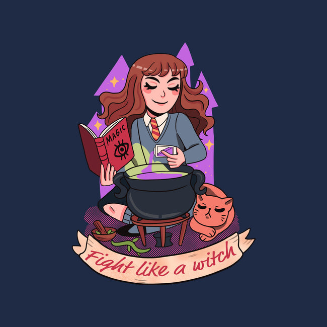 Fight Like A Witch-mens basic tee-Conjura Geek