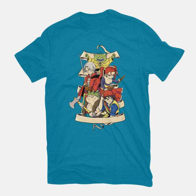 Quest For Dragons-mens basic tee-Bellades