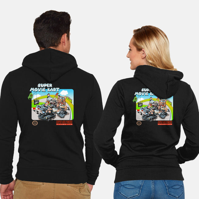 Super Movie Kart-unisex zip-up sweatshirt-goodidearyan