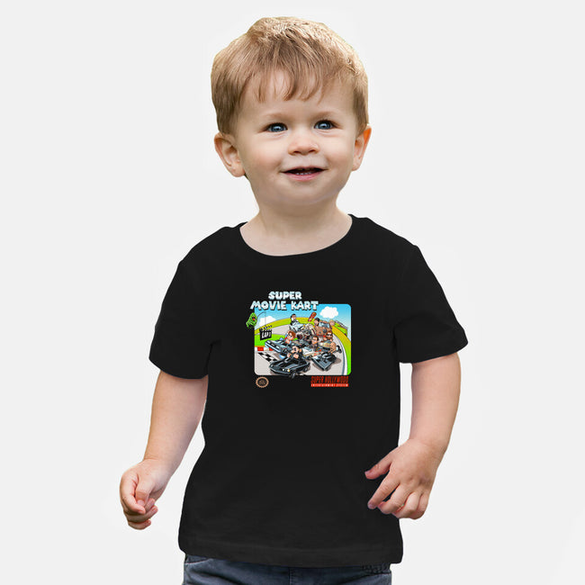 Super Movie Kart-baby basic tee-goodidearyan