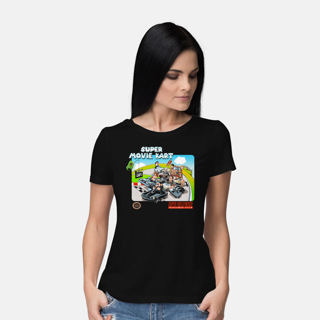 Super Movie Kart-womens basic tee-goodidearyan