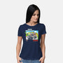 Super Movie Kart-womens basic tee-goodidearyan