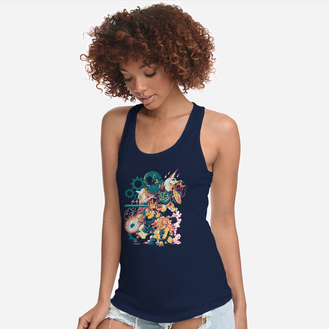 The Beginning Of The End-womens racerback tank-1Wing
