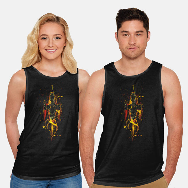The Shiniest Space Ship V2-unisex basic tank-kharmazero